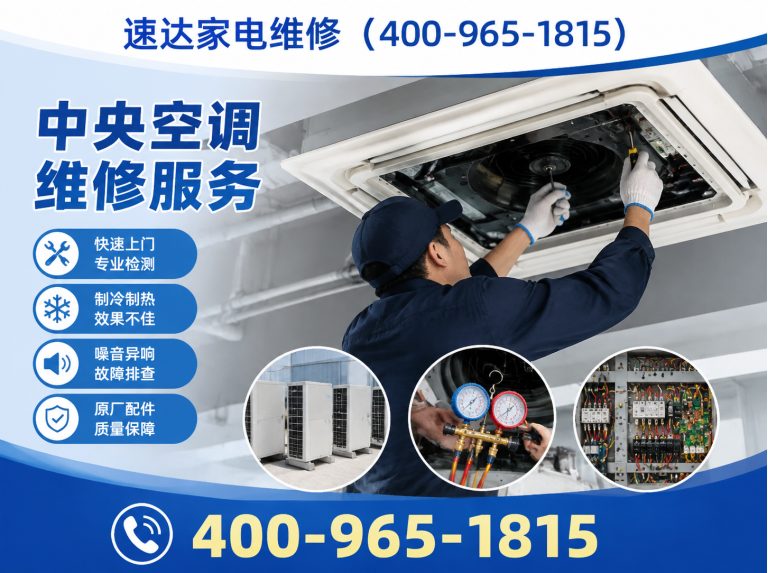 雅安中央空调维修展示图